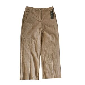 NEW Rachel Zoe Brown Career Work Wear Pants Size 8